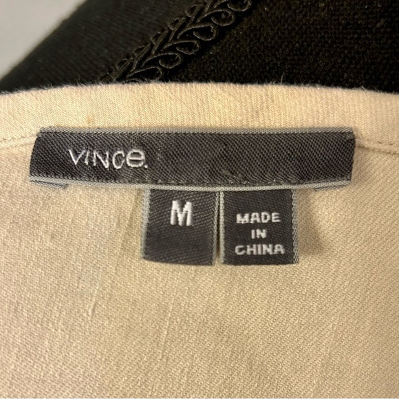 Vince Linen Blend Drawstring Waist Dress - Picture 9 of 11